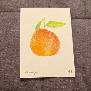 Inciardi Orange Mini Print